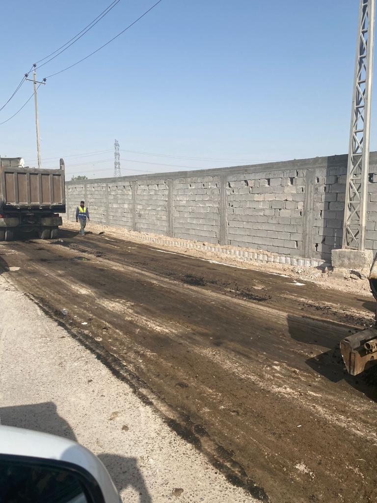 مشروع توسعة طرق جامعة البصرة - كرمة علي