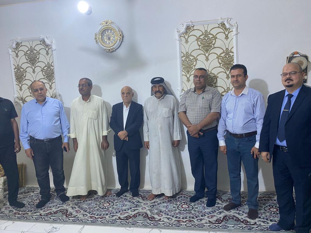 زيارة وفد رئاسة جامعة البصرة للطالبة