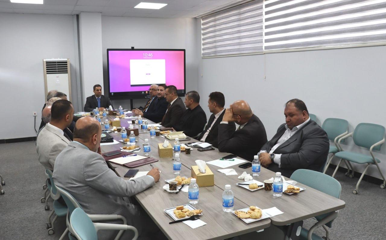 صورة اجتماع لجنة عمداء كليات الصيدلة