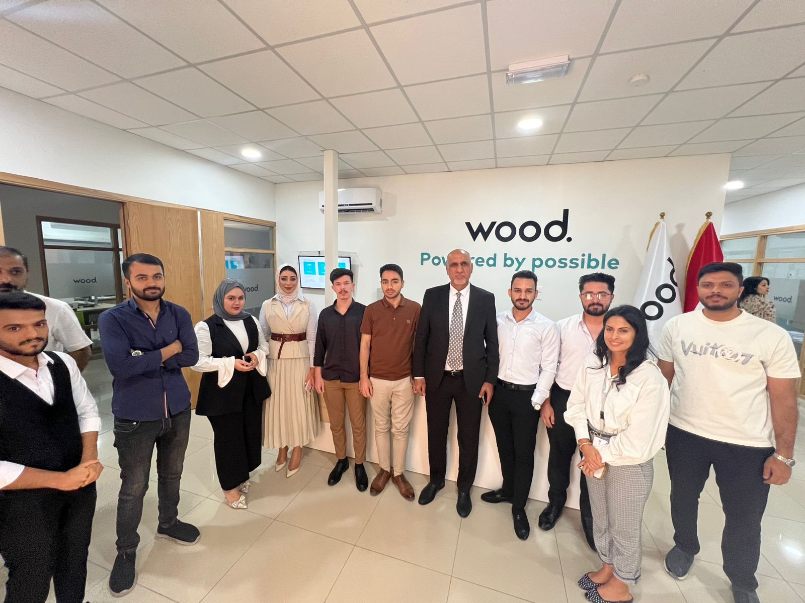 Meeting of CMC Manager with some of  Basrah University Graduates Employed by Wood Group