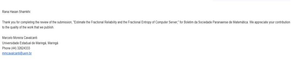 مقيم علمي لمجلة الرياضيات البرازيلية