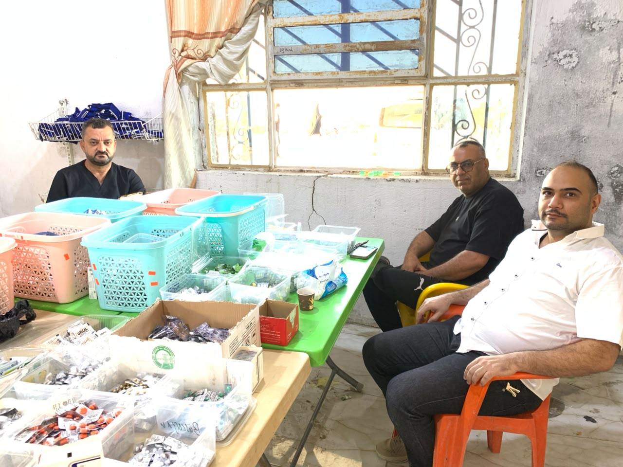 مفرزة طبية لزوار الأربعين - كلية الصيدلة